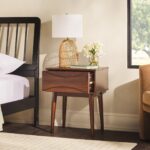 Atticus Solid Wood Mid-Century Modern Nightstand - Image 10