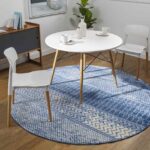 Angelica Global Bright Blue Area Rug - Image 5