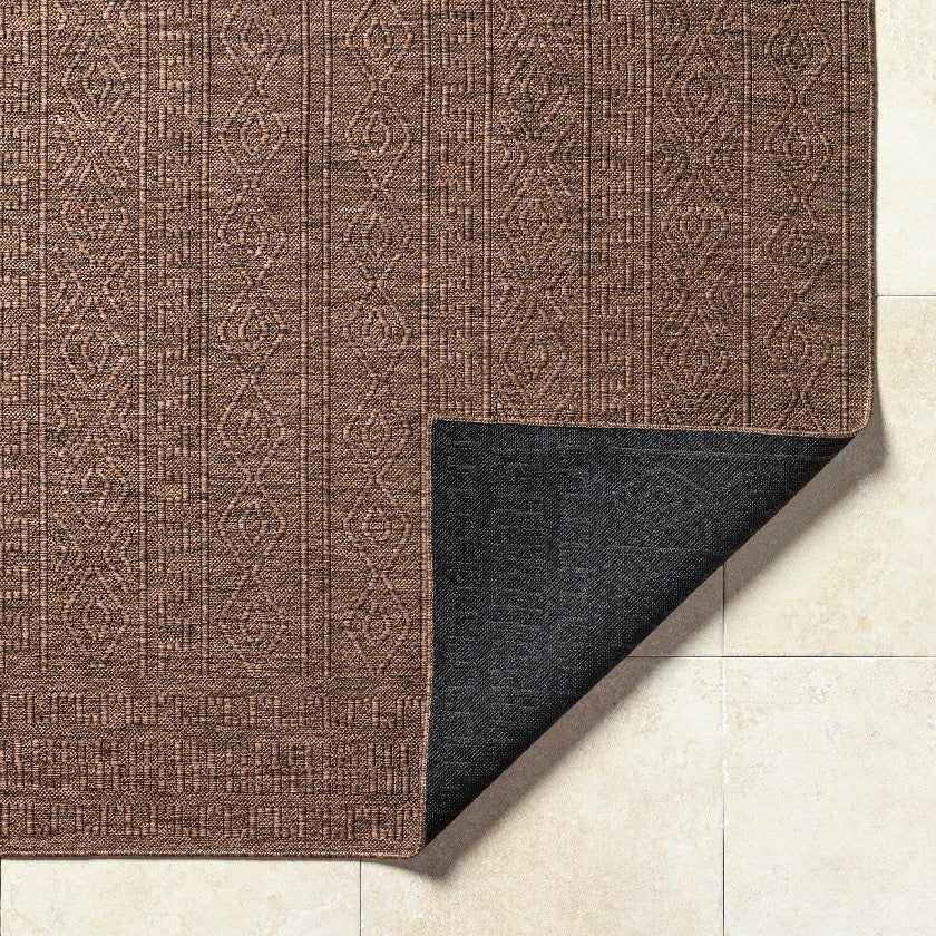 AAAB9853-fold Benjaman Bohemian Brown Area Rug - Image 5
