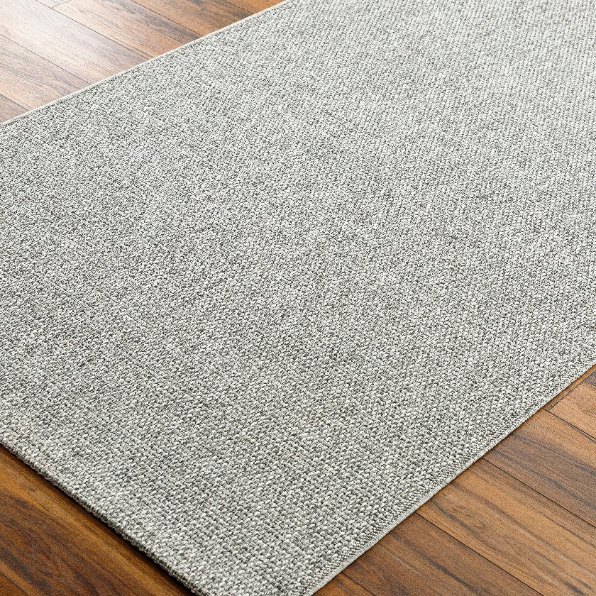 AAAC0516-517_corner Birdie Solid and Border Silver Area Rug - Becki Owens x Livabliss - Image 5