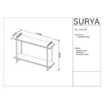 Franklin White Console Table - Image 4