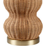 Ulanda Traditional Tan Table Lamp - Image 4
