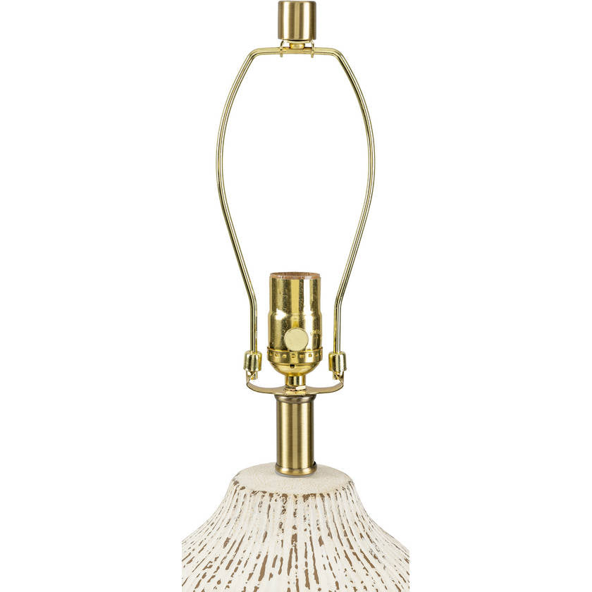 AAAC1171-detail_harp Turell Traditional White Table Lamp - Image 5