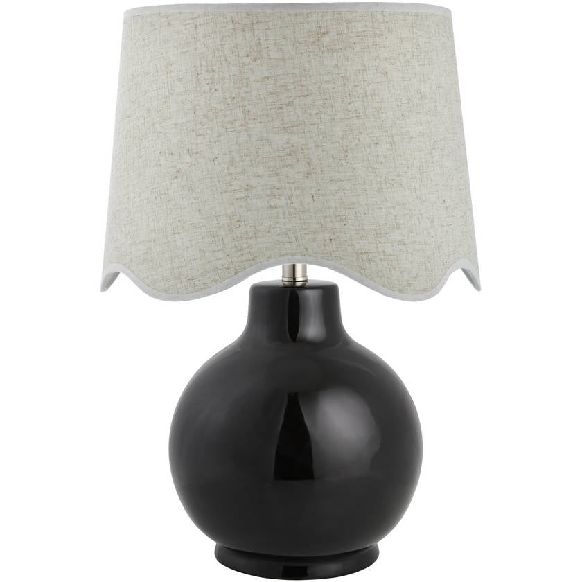 AAAC2208-1 Tereza Rustic Black/Wheat Table Lamp - Image 1