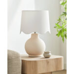 Tereza Rustic Cream/White Table Lamp - Image 2