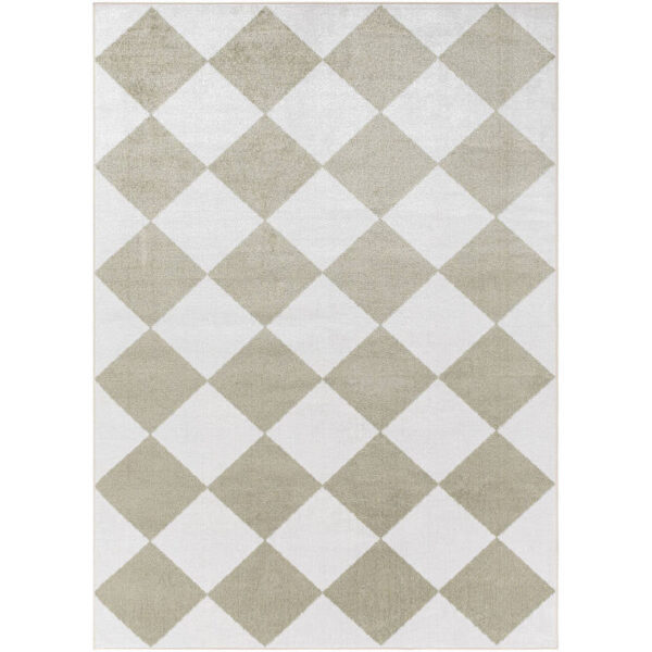 Senior Modern Dusty Sage Washable Area Rug