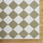Senior Modern Dusty Sage Washable Area Rug - Image 4