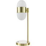 Verwood Modern Metallic - Gold Table Lamp - Image 3