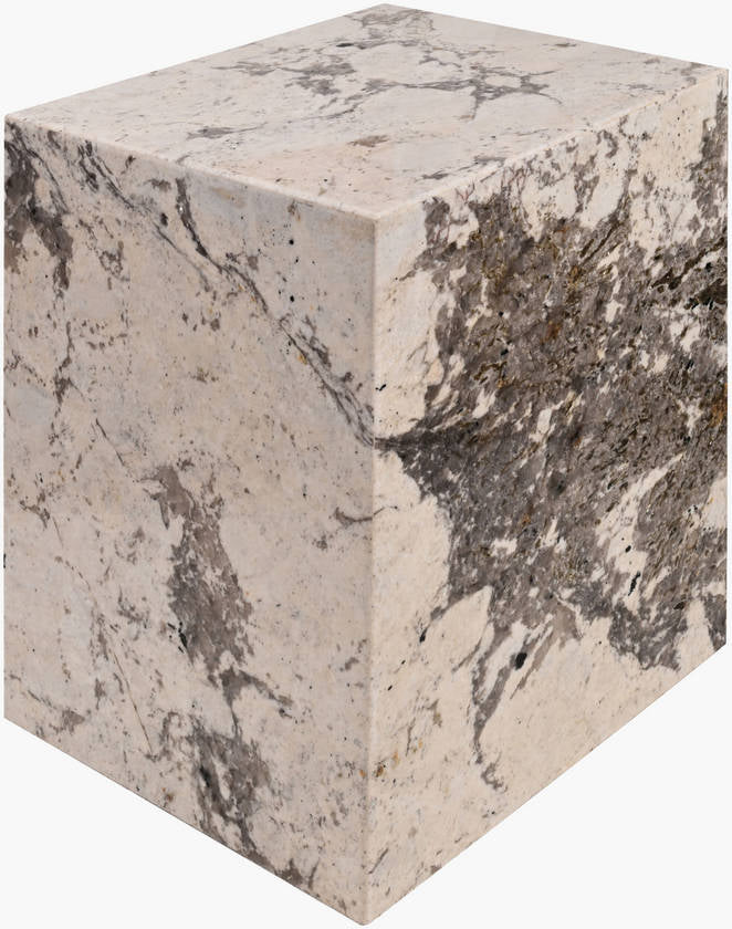 AAAC3634 Taryn Cream End Table - Galey Alix x Livabliss - Image 1