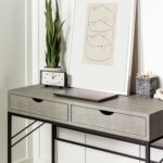 Vetti Faux Shagreen Desk & Console Table - Image 3