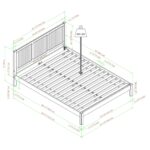 Yasmina Solid Wood Rattan Paneled Platform Bed (Queen or King) - Image 16
