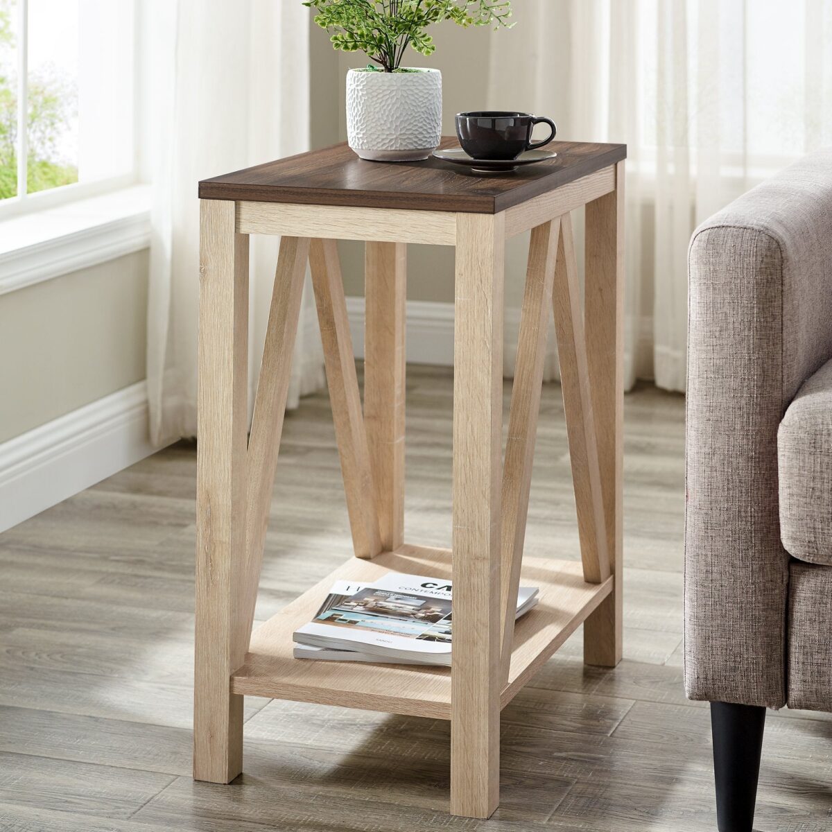 A-Frame Narrow Side Table - Image 4