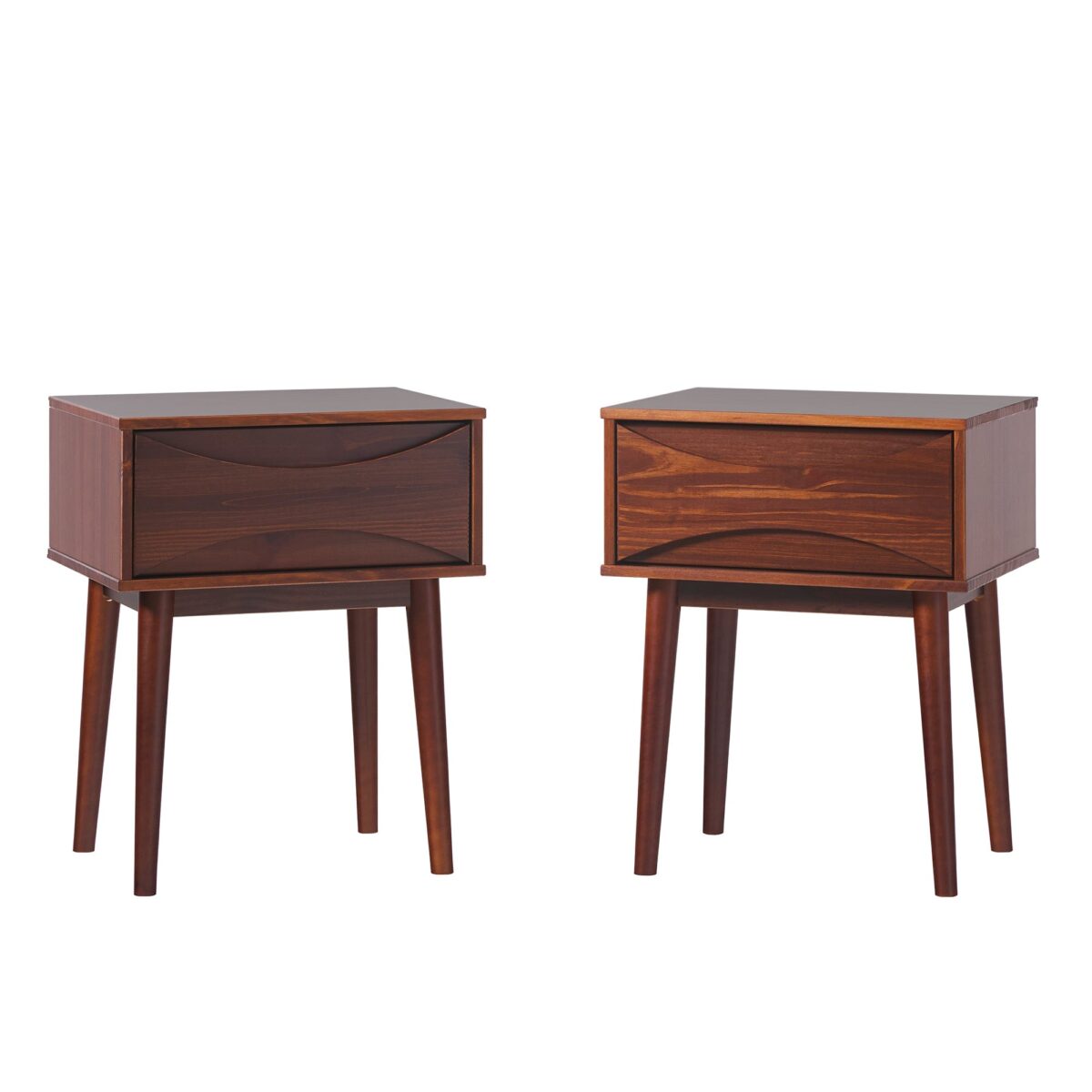 Atticus Solid Wood Mid-Century Modern Nightstand - Image 16