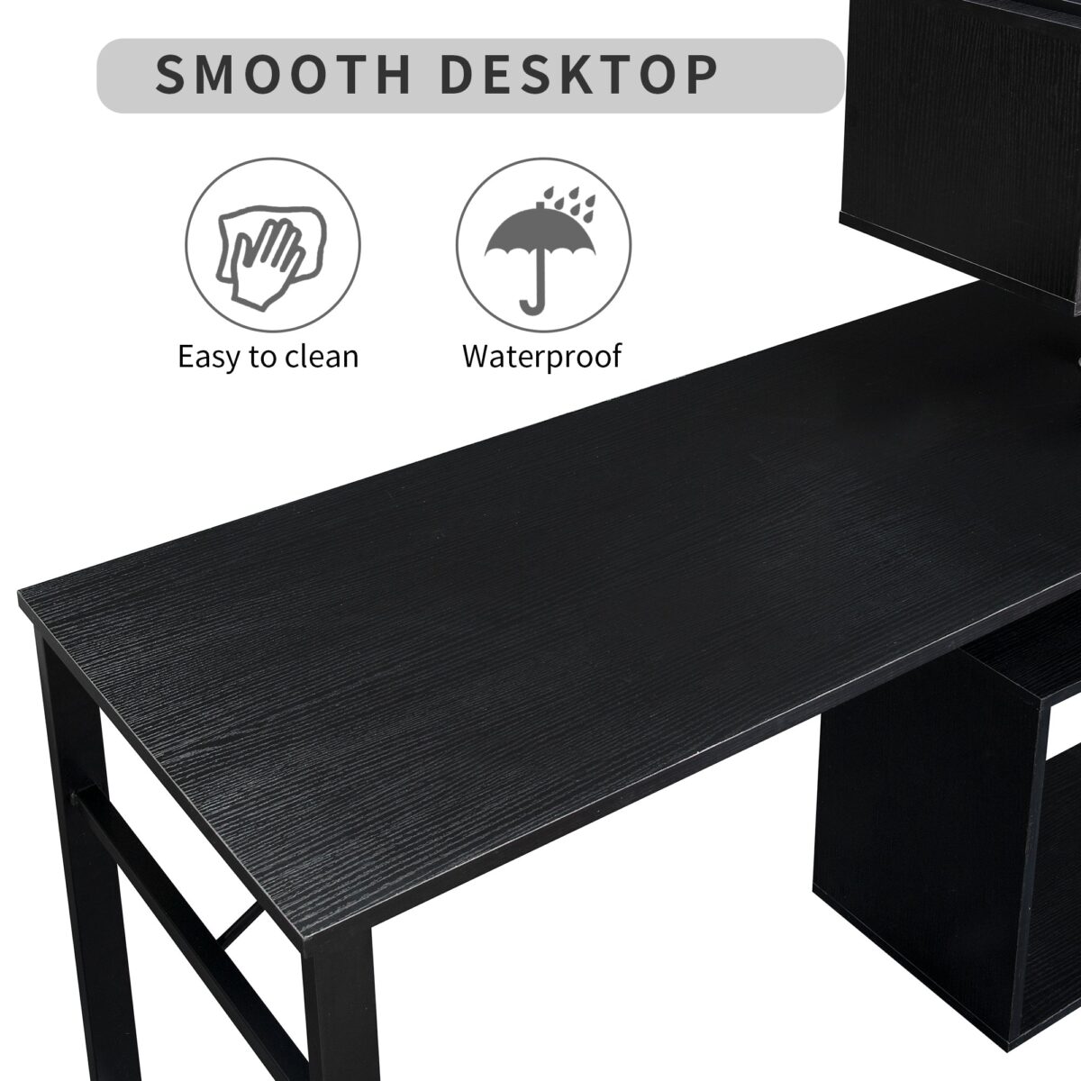 Walker Edison | Home Office Rotating Storage Desk - Image 4