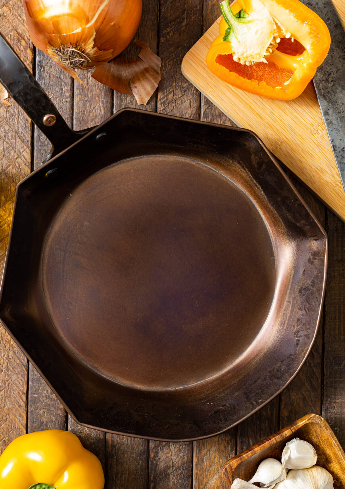 10" Hybrid Carbon Steel Skillet - Hand Forged - Image 3