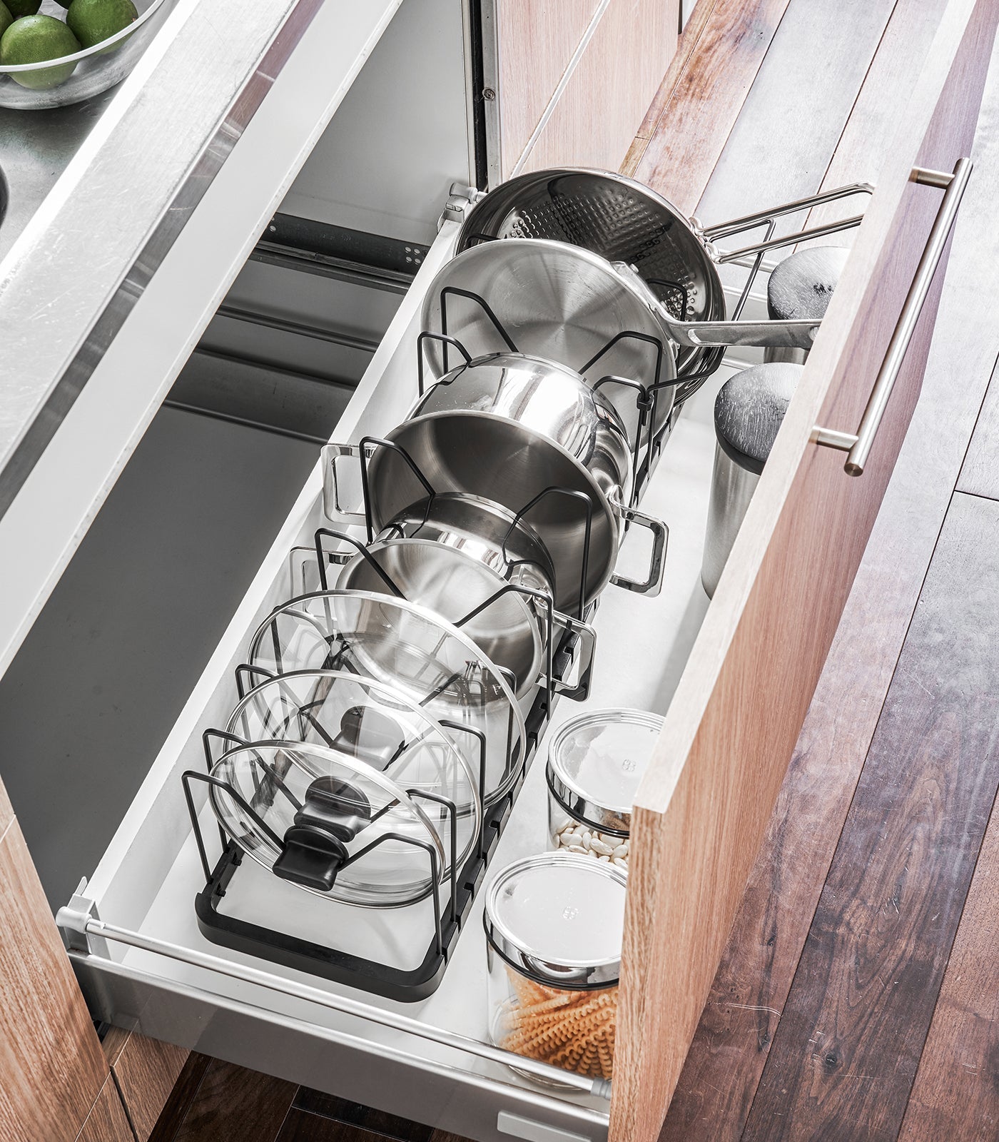 gkb582yktozu9in1x98v Adjustable Pot Lid Organizer - Steel - Image 11