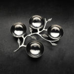 Hammered Leaf Nut Bowl - Image 4