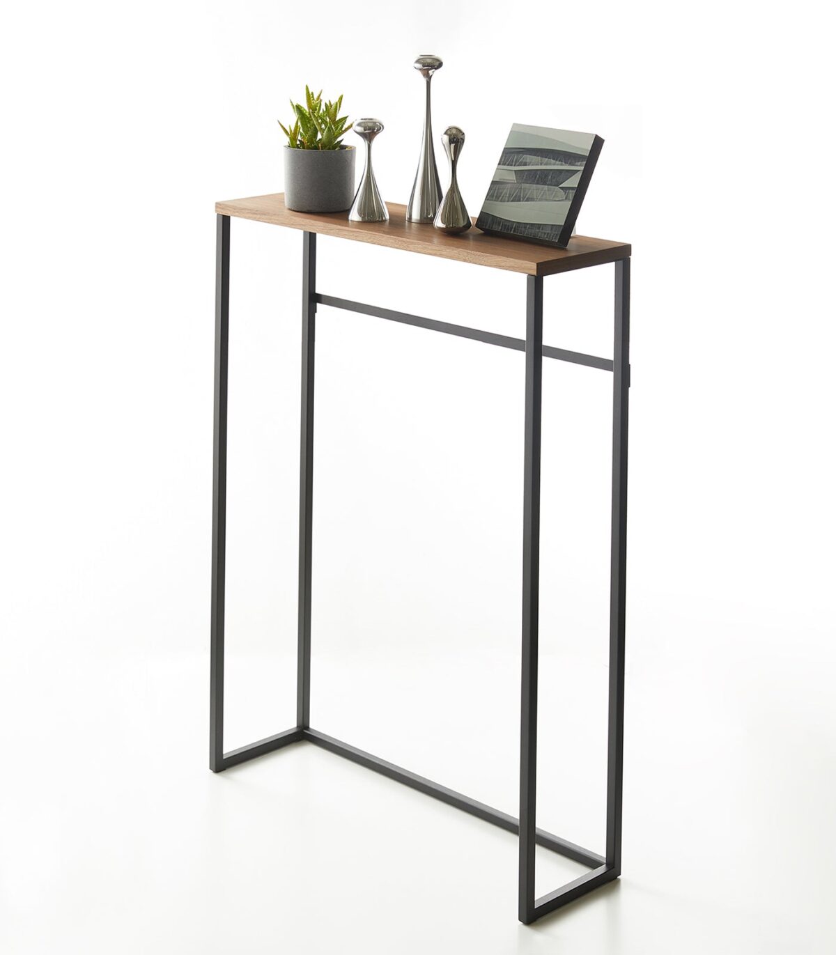 Narrow Entryway Console Table (32" H)  - Steel - Image 8