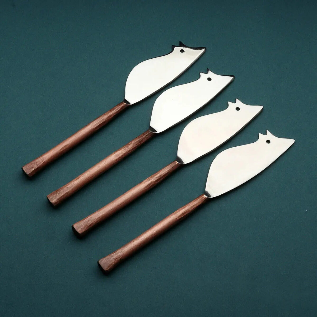 Sundance Ratoncito Cheese Spreader/Knife 4 Pc. Set - Image 1