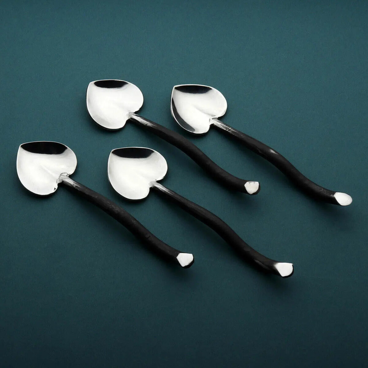 Twig Heart Coffee/Dessert Table Spoon 4 Pc. Set - Image 2