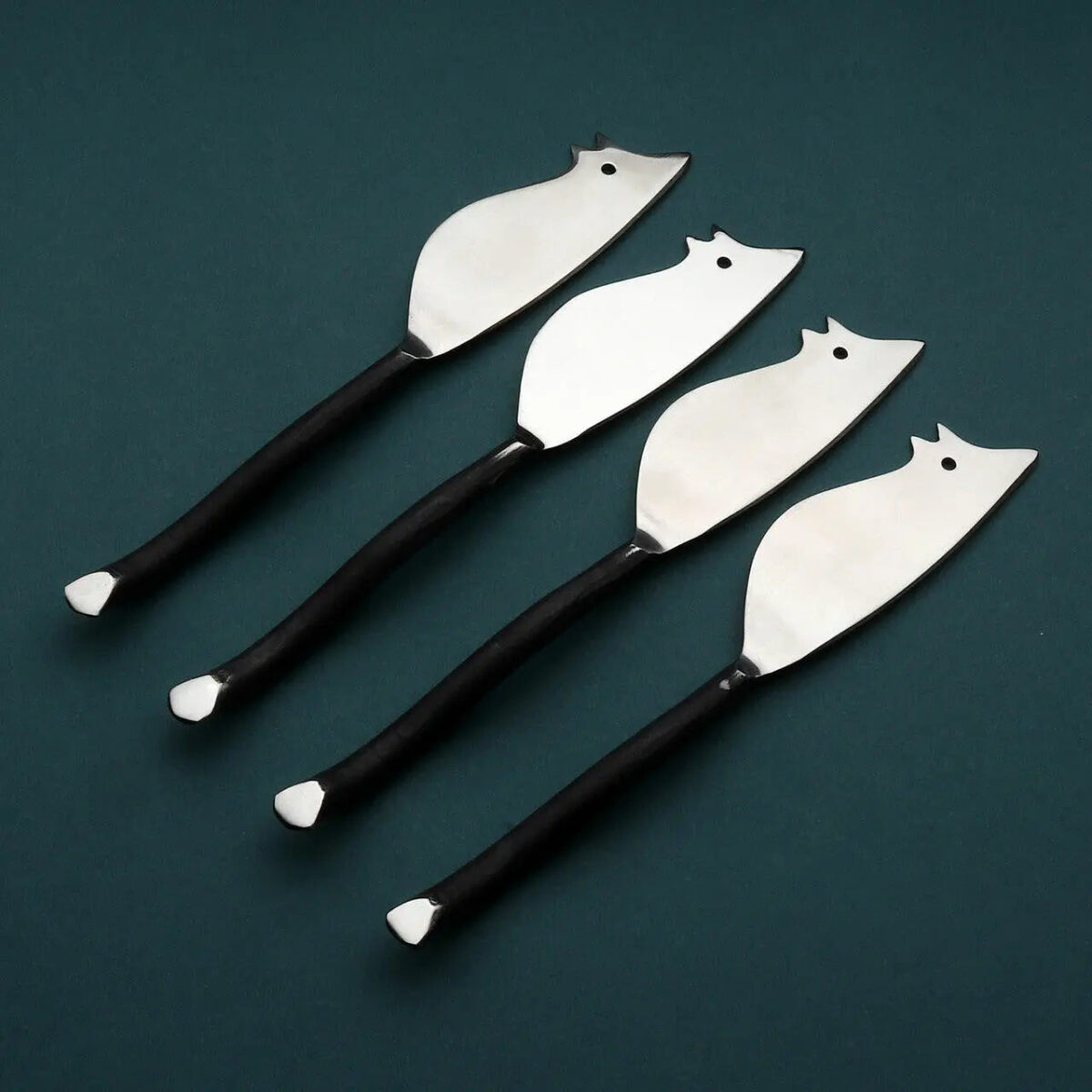 Twig Ratoncito Cheese Spreader/Knife 4 Pc. Set - Image 1